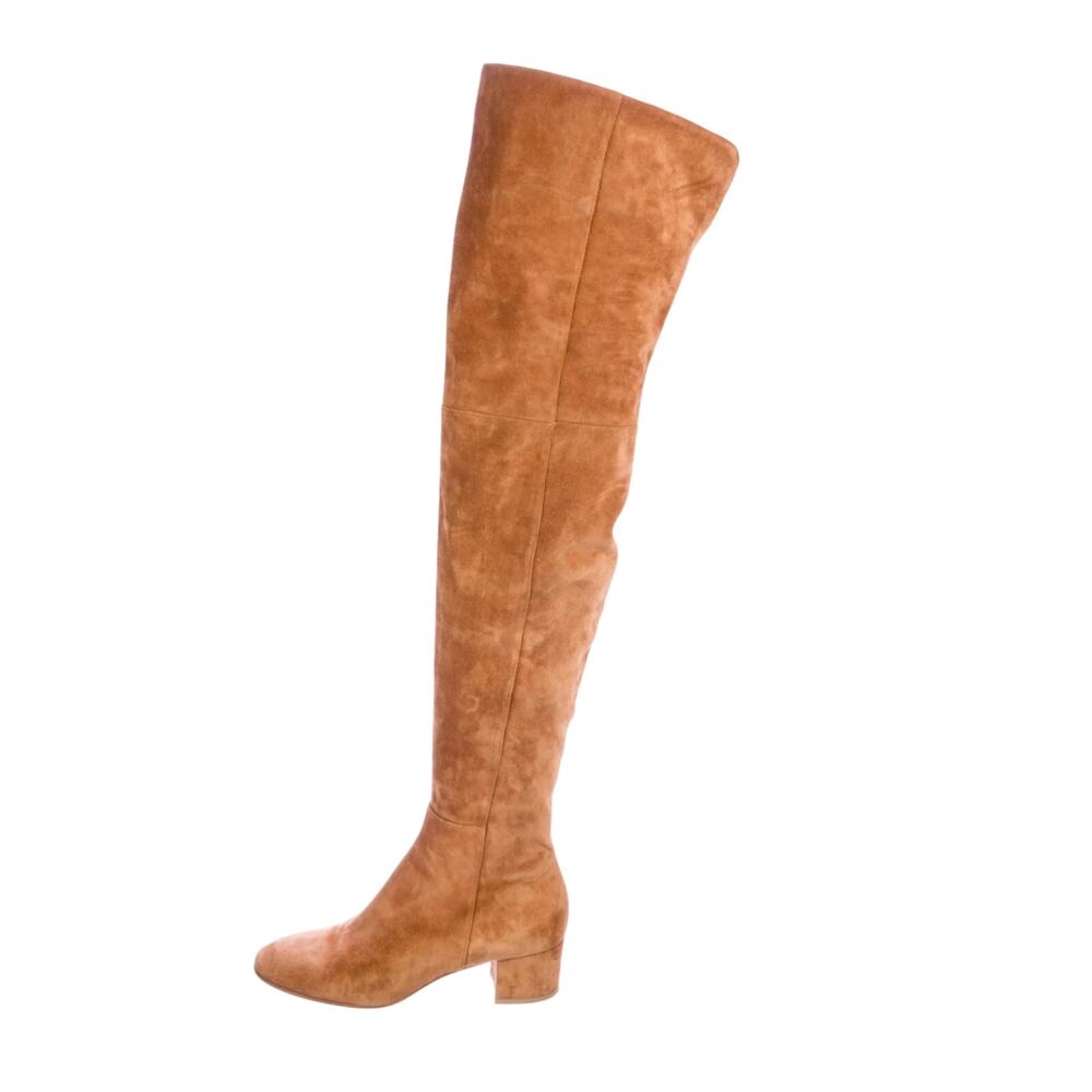 GIANVITO ROSSI Leather Suede Over The Knee Boots Size 5 B MSRP $1695